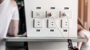 Do not charge your phone in the mall